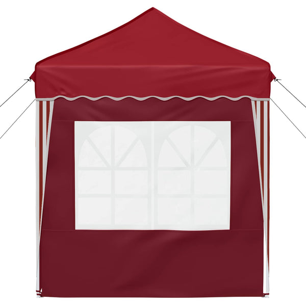 Pop-up Partyzelt Bordeauxrot 195x195 cm