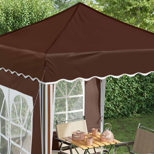 Pop-up Partyzelt Braun 195x195 cm
