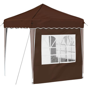Pop-up Partyzelt Braun 195x195 cm