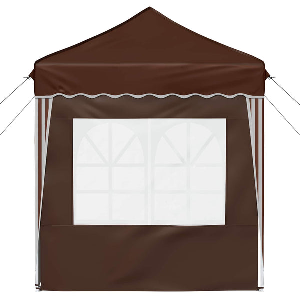 Pop-up Partyzelt Braun 195x195 cm