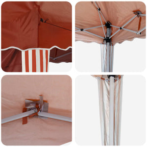 Pop-up Partyzelt Terrakotta 195x195cm