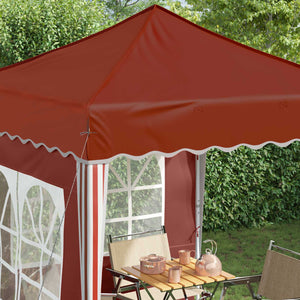 Pop-up Partyzelt Terrakotta 195x195cm