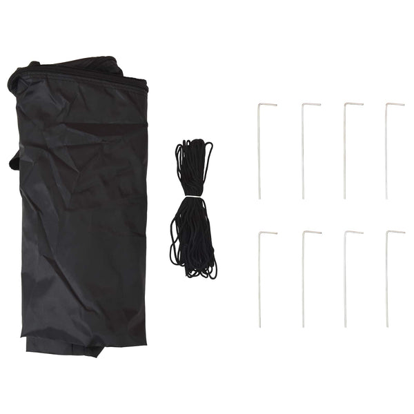 Pop-up Partyzelt Schwarz 195x195 cm