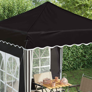 Pop-up Partyzelt Schwarz 195x195 cm