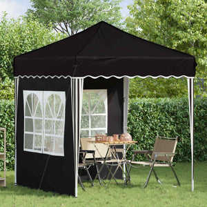 Pop-up Partyzelt Schwarz 195x195 cm