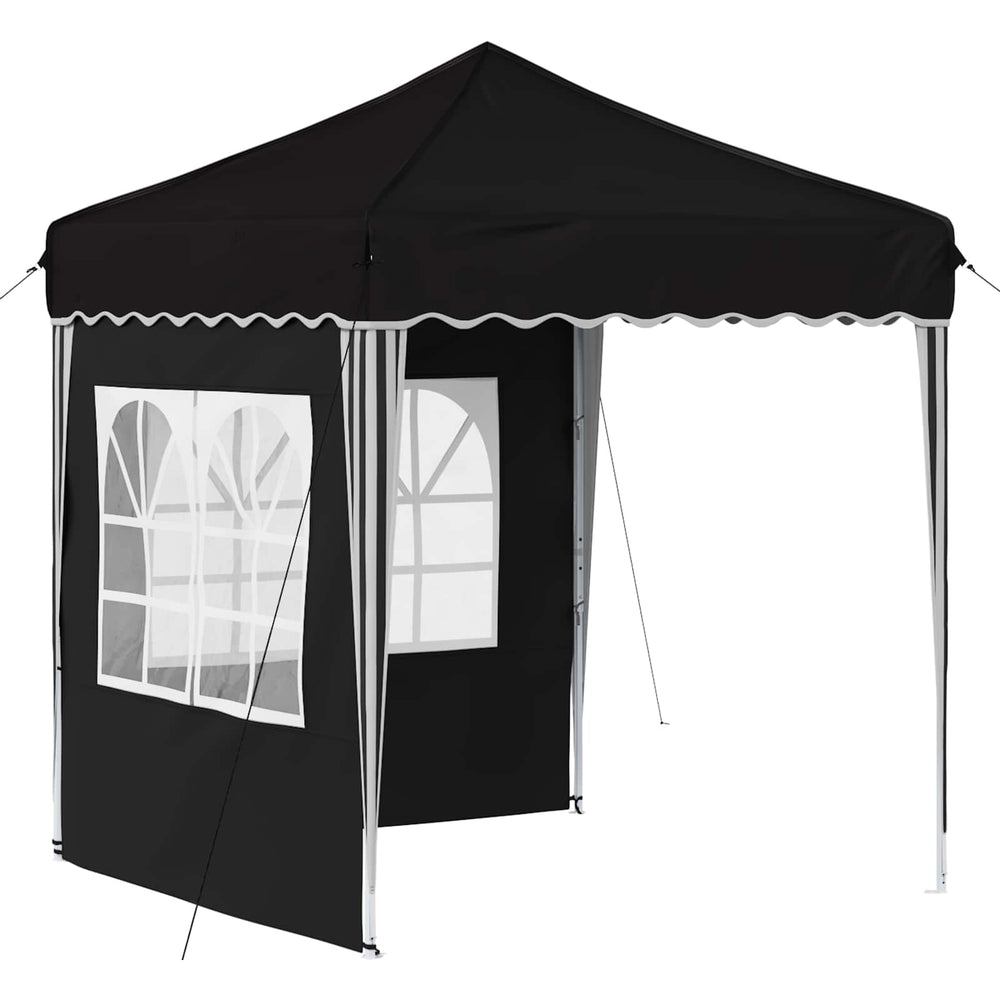 Pop-up Partyzelt Schwarz 195x195 cm
