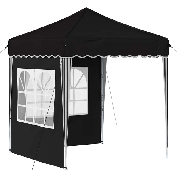 Pop-up Partyzelt Schwarz 195x195 cm