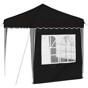 Pop-up Partyzelt Schwarz 195x195 cm