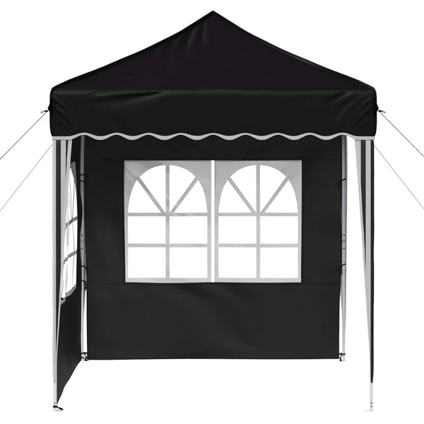 Pop-up Partyzelt Schwarz 195x195 cm