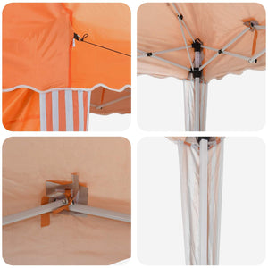 Pop-up Partyzelt Orange 195x195 cm