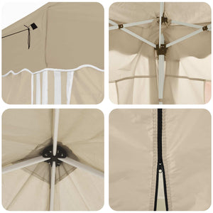 Pop-up Partyzelt Creme 195x195 cm