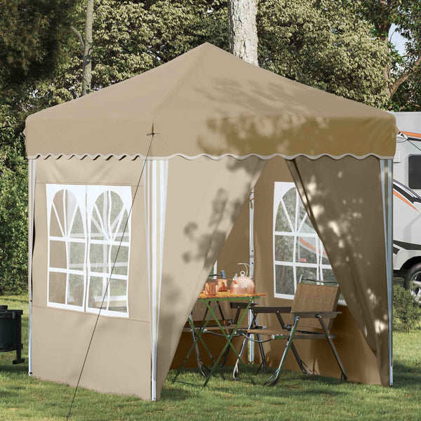 Pop-up Partyzelt Creme 195x195 cm