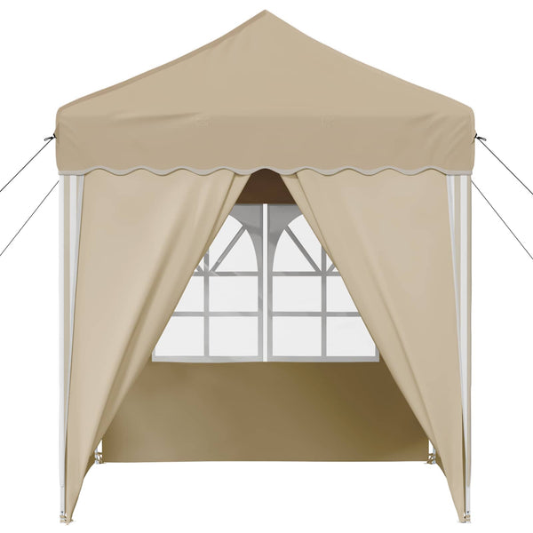 Pop-up Partyzelt Creme 195x195 cm