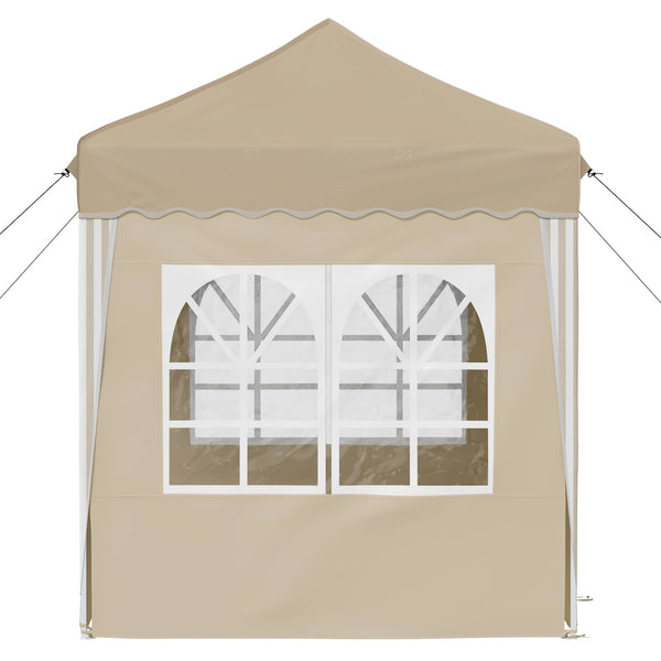 Pop-up Partyzelt Creme 195x195 cm