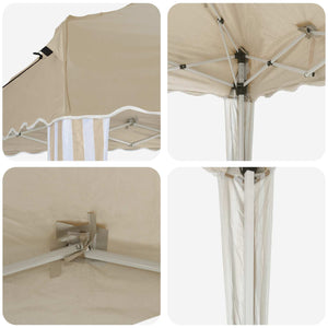 Creme Pop-up Partyzelt 288x288 cm