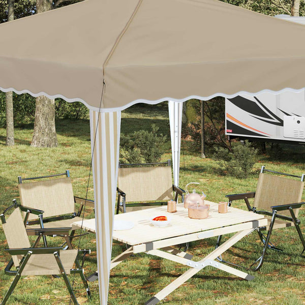 Creme Pop-up Partyzelt 288x288 cm