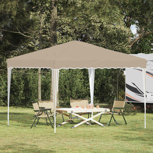 Creme Pop-up Partyzelt 288x288 cm