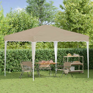 Creme Pop-up Partyzelt 288x288 cm