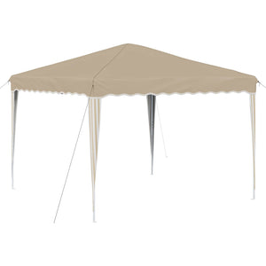 Creme Pop-up Partyzelt 288x288 cm