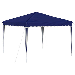 vidaXL Tonnelle de réception escamotable bleue 288 x 288 x 245 cm Tissu Oxford