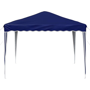 vidaXL Tonnelle de réception escamotable bleue 288 x 288 x 245 cm Tissu Oxford