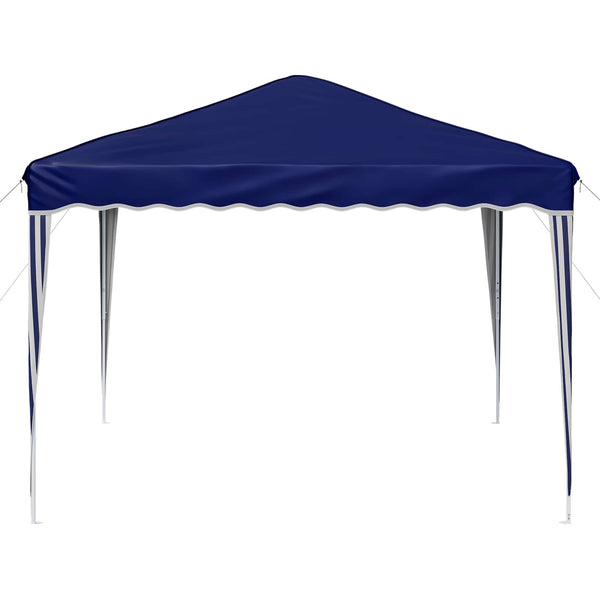 vidaXL Tonnelle de réception escamotable bleue 288 x 288 x 245 cm Tissu Oxford