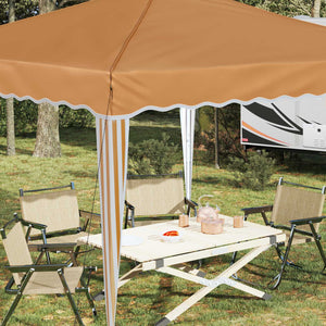 Beiges Pop-Up Partyzelt 288x288cm