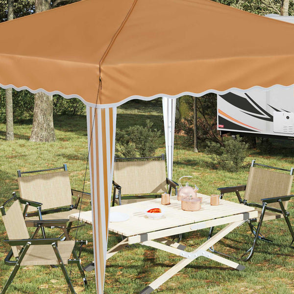 Beiges Pop-Up Partyzelt 288x288cm