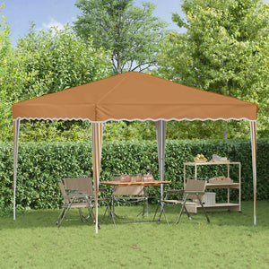 Beiges Pop-Up Partyzelt 288x288cm