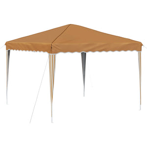 Beiges Pop-Up Partyzelt 288x288cm