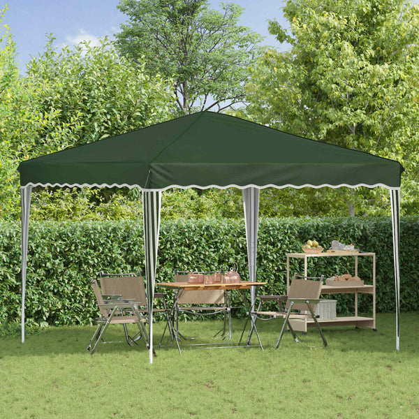Grünes Pop-up Partyzelt 288x288 cm