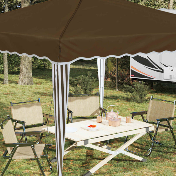 Pop-up Partyzelt Taupe 288x288 cm