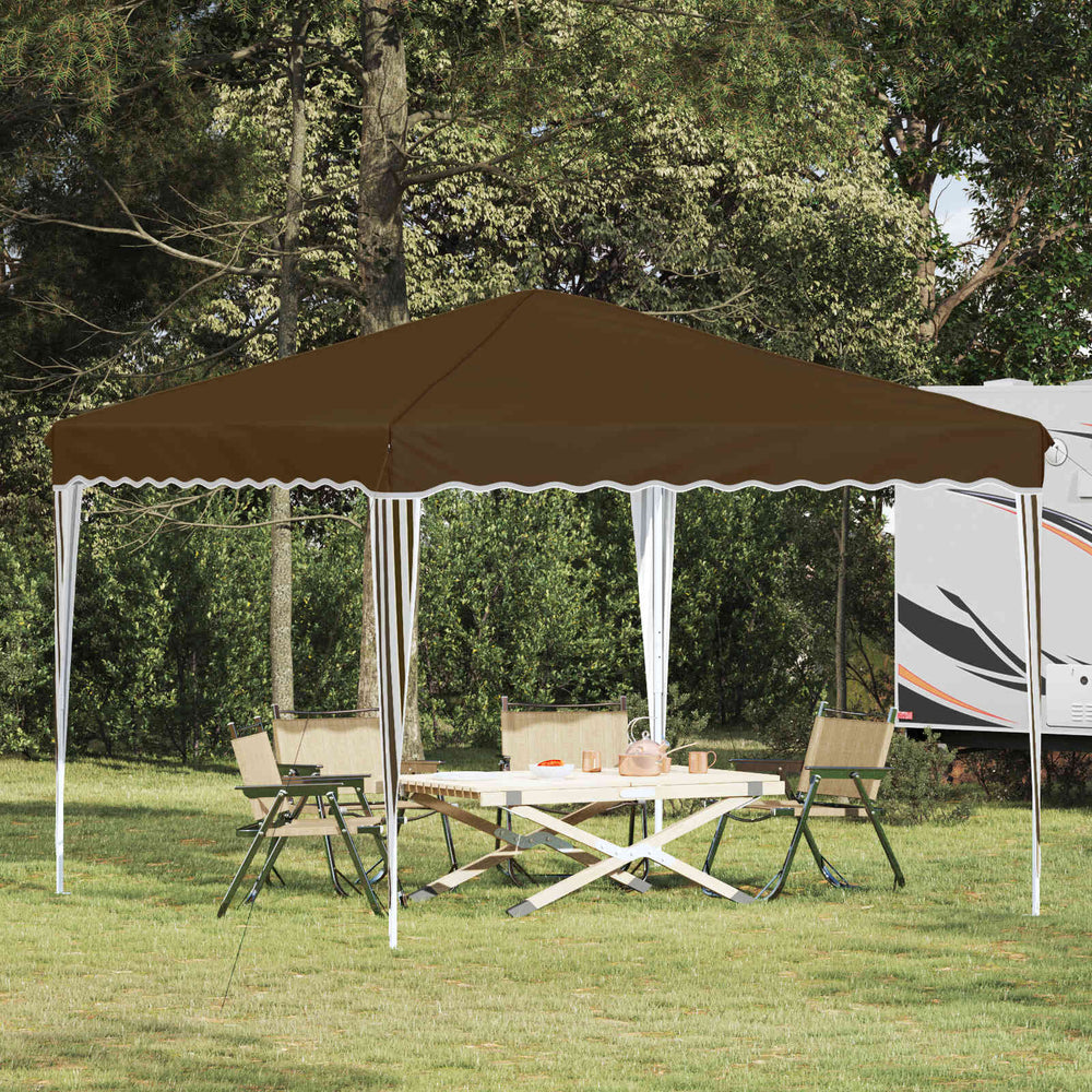 Pop-up Partyzelt Taupe 288x288 cm