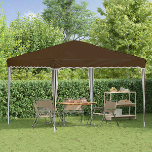 Pop-up Partyzelt Taupe 288x288 cm