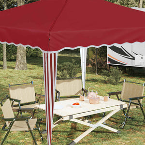 Pop-up Partyzelt Bordeauxrot 288x288 cm