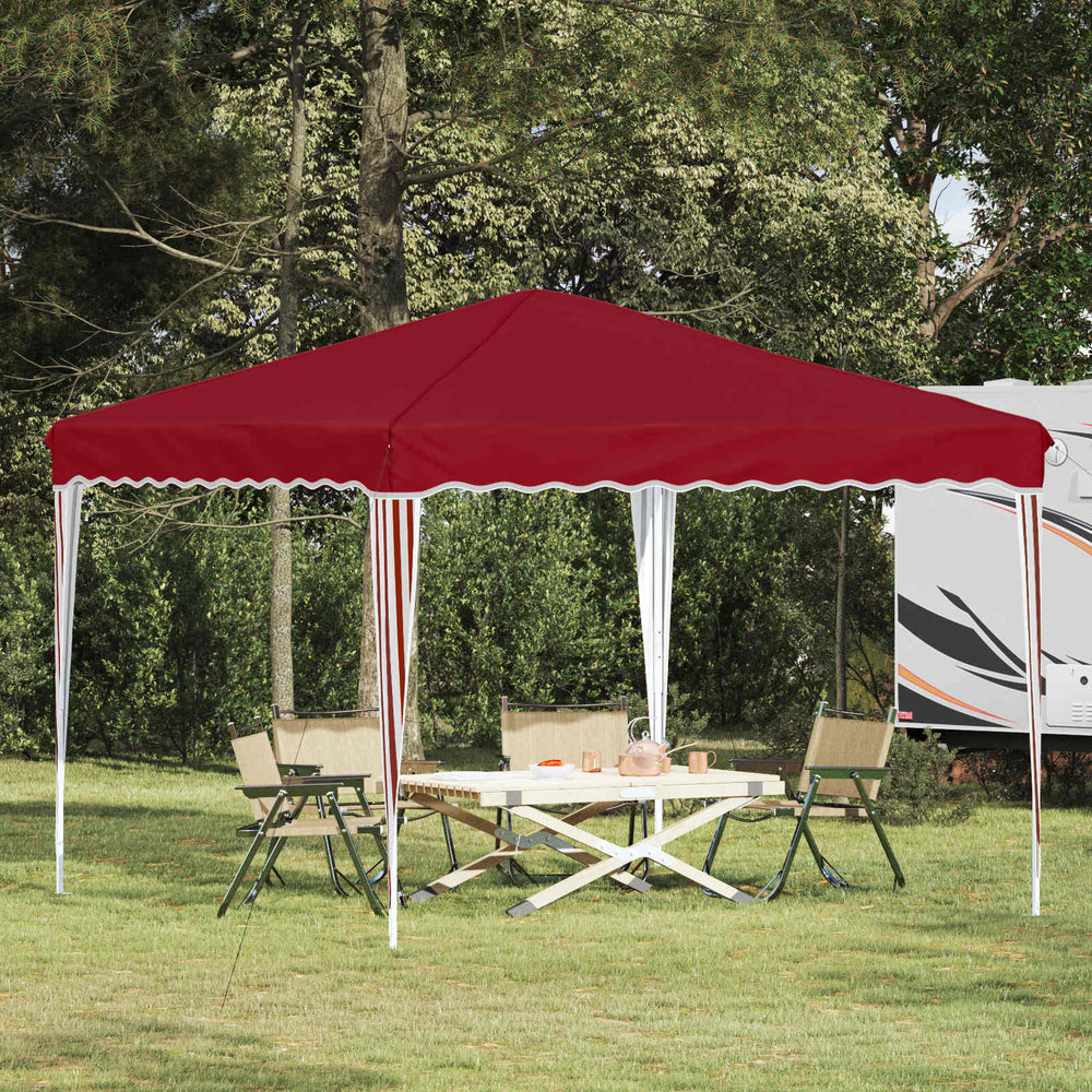 Pop-up Partyzelt Bordeauxrot 288x288 cm