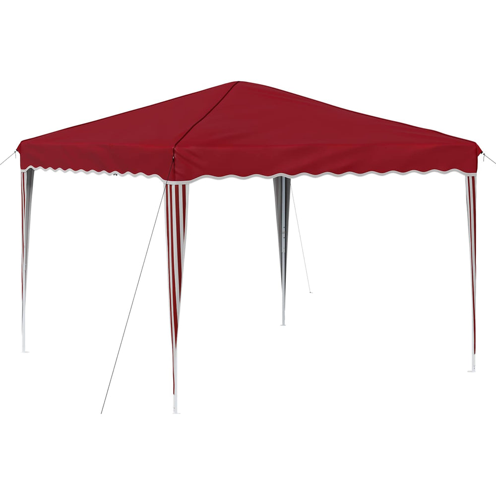 Pop-up Partyzelt Bordeauxrot 288x288 cm
