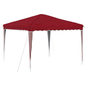 Pop-up Partyzelt Bordeauxrot 288x288 cm