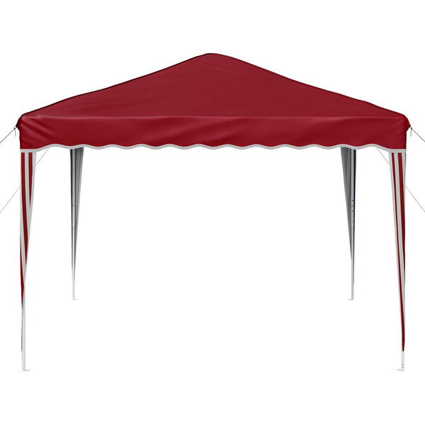 Pop-up Partyzelt Bordeauxrot 288x288 cm