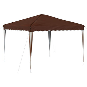 vidaXL Tonnelle pop-up Marron 288 x 288 x 245 cm Tissu Oxford