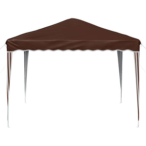 vidaXL Tonnelle pop-up Marron 288 x 288 x 245 cm Tissu Oxford