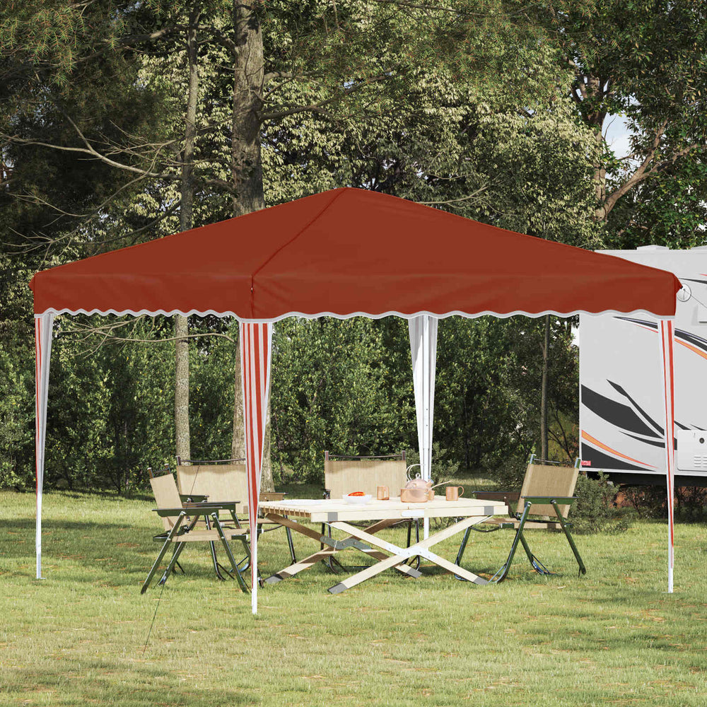 Pop-up Partyzelt Terrakotta 288x288 cm