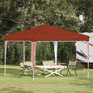 Pop-up Partyzelt Terrakotta 288x288 cm