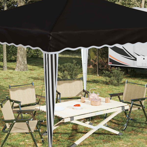 Pop-up Partyzelt Schwarz 288x288 cm