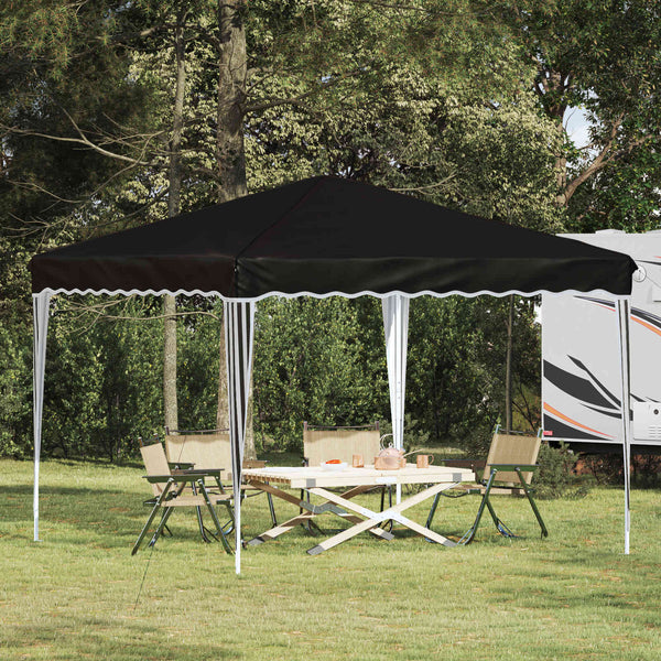Pop-up Partyzelt Schwarz 288x288 cm