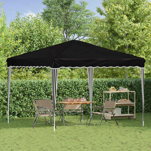 Pop-up Partyzelt Schwarz 288x288 cm