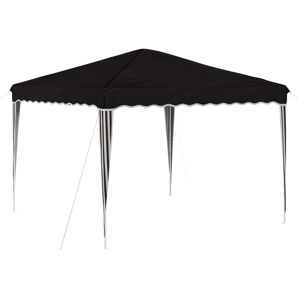 Pop-up Partyzelt Schwarz 288x288 cm