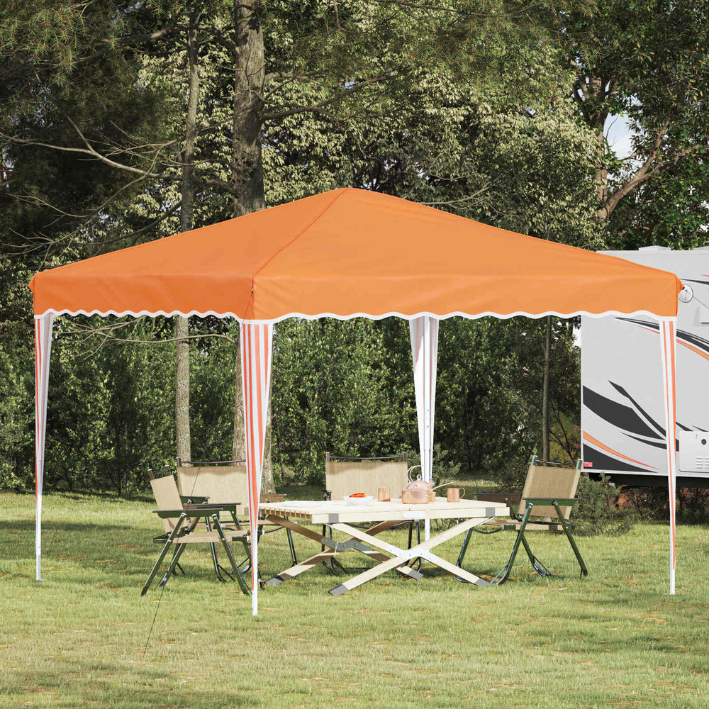 Pop-up Partyzelt Orange Oxford-Gewebe 288cm