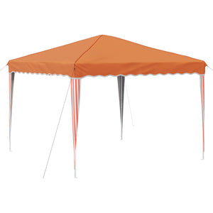 Pop-up Partyzelt Orange Oxford-Gewebe 288cm