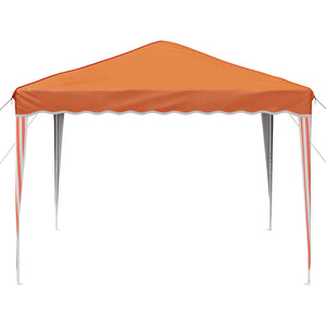 Pop-up Partyzelt Orange Oxford-Gewebe 288cm